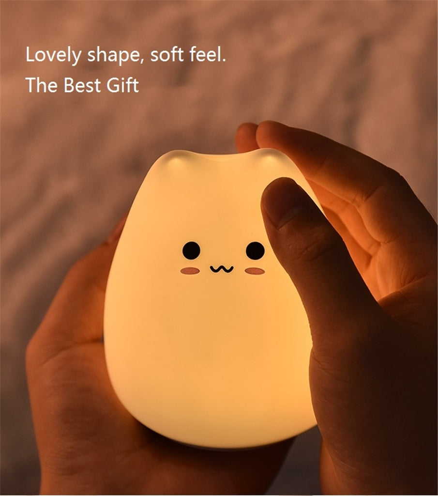 colorful silicone night lamp