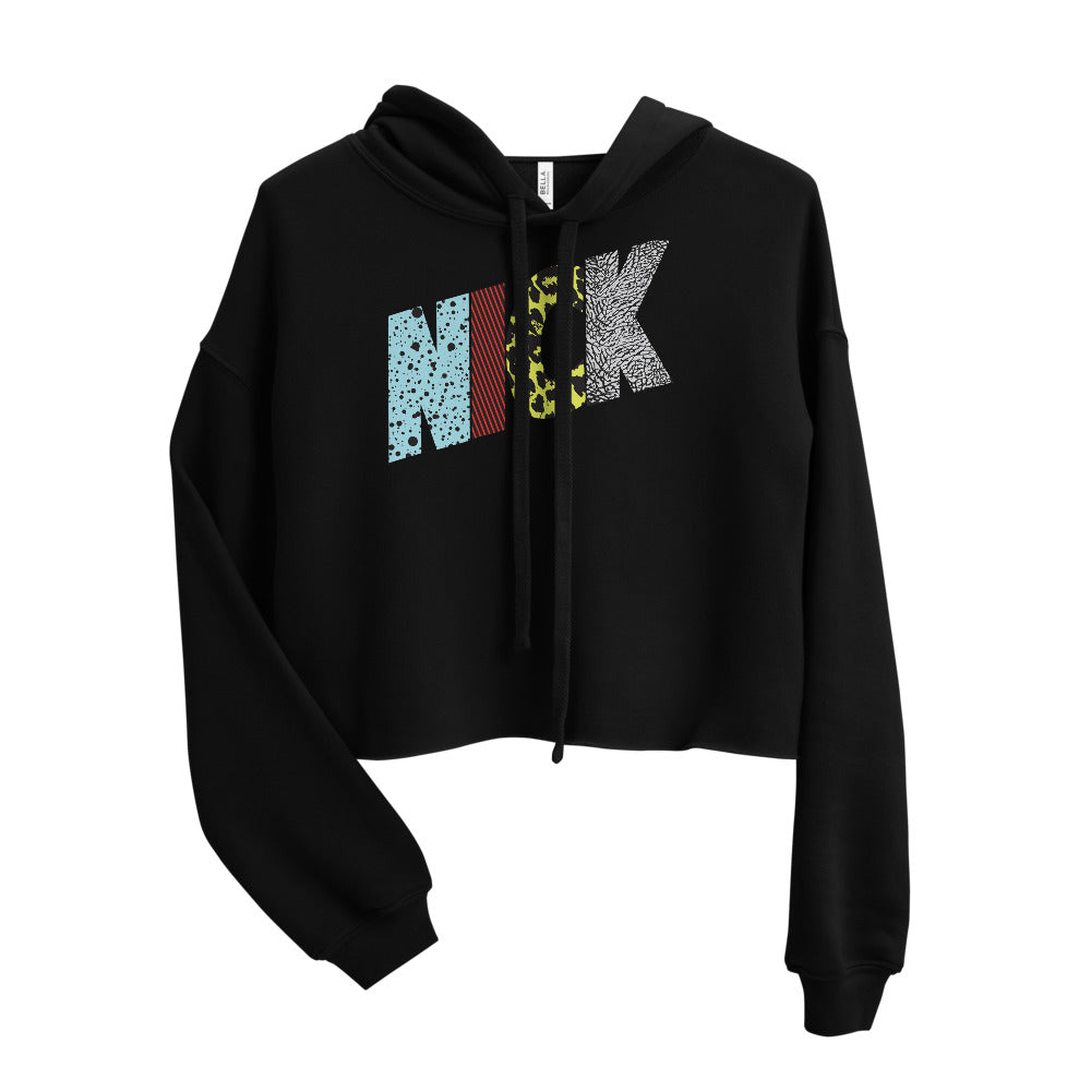 Snkrprint Crop Hoodie