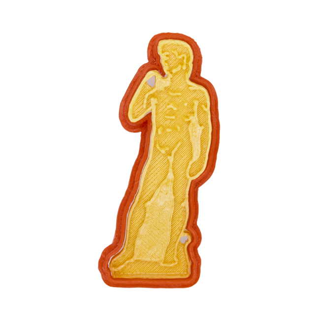 No 0259 ダビデ像 David Michelangelo Buonarroti Sacsac Cookie Cutter Museum