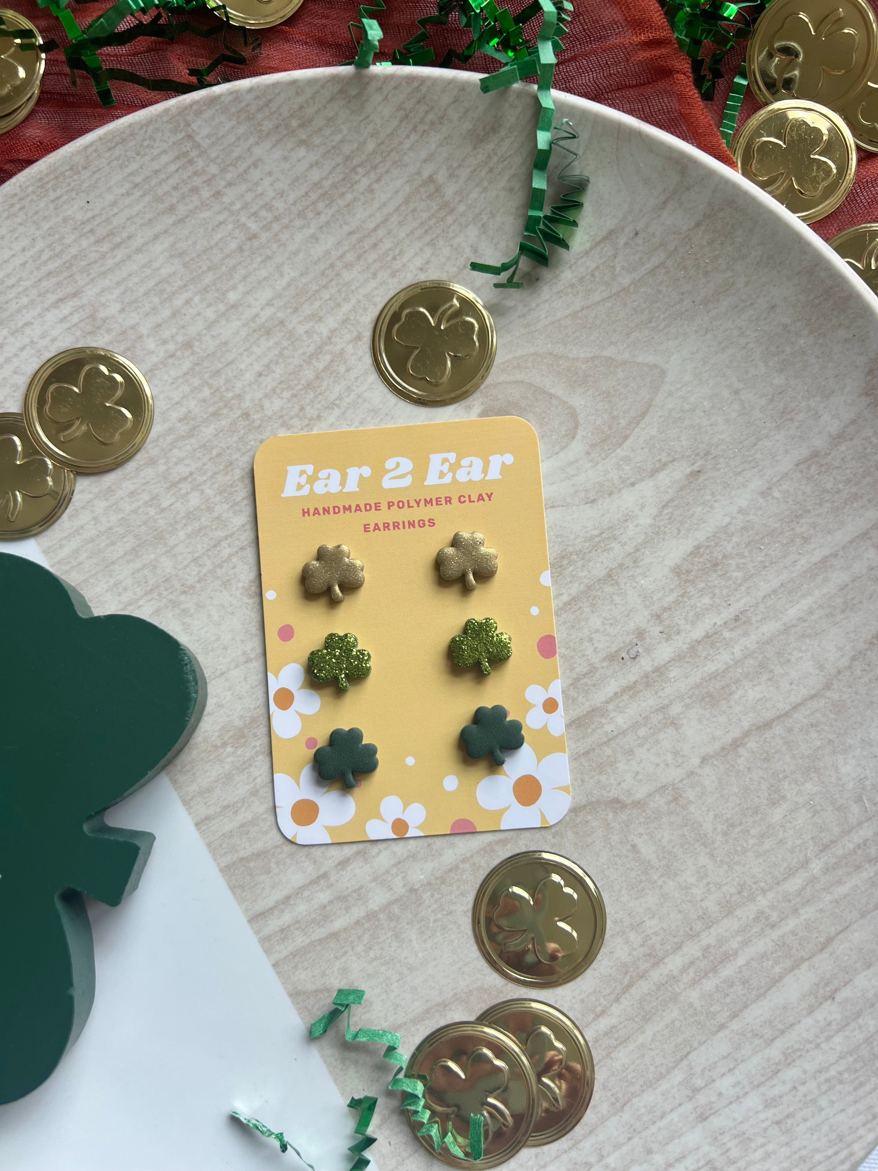 Shamrock & Sparkles Stud Pack