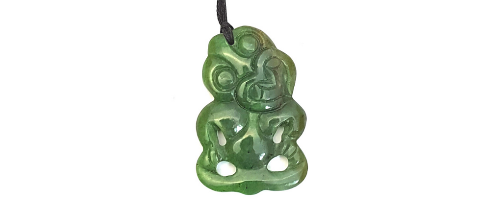 Green Nephrite Jade Maori Hei Tiki Pendant Necklace New Zealand Style  Jewelry | eBay