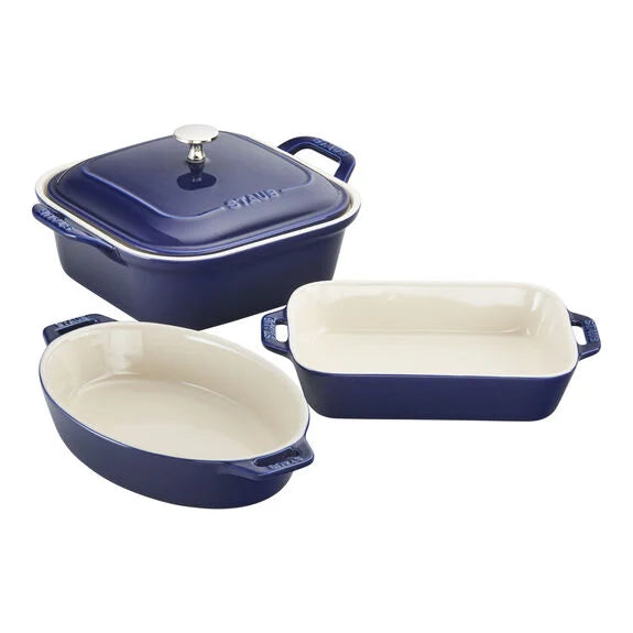 Staub Enameled Cast Iron 1.5 Qt Petite French Oven in Dark Blue — Las Cosas  Kitchen Shoppe