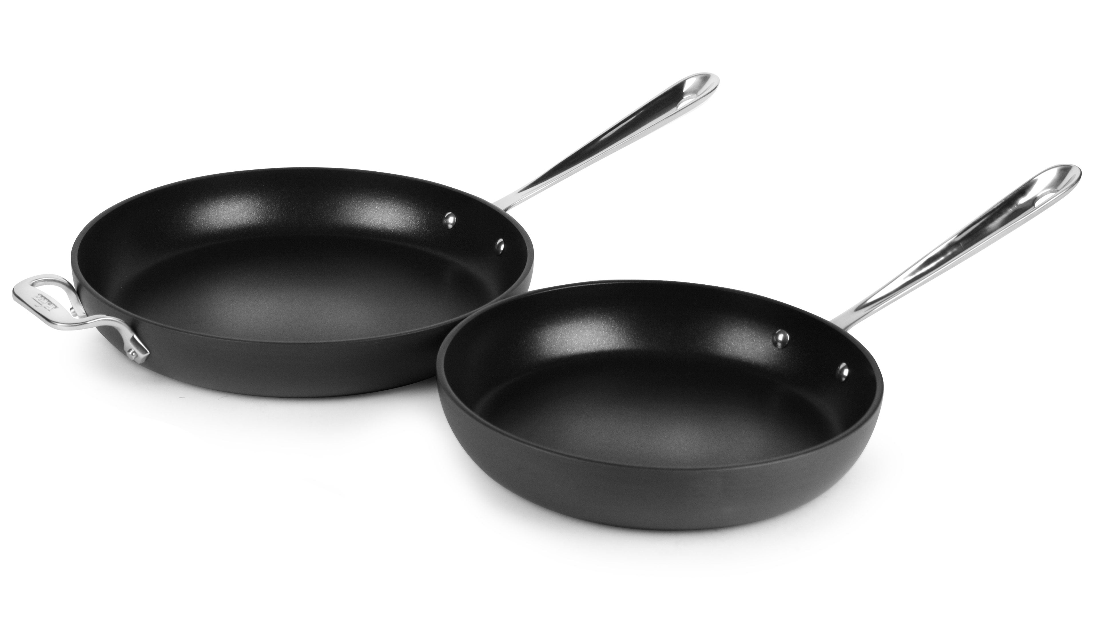 HA1 Hard Anodized Nonstick Cookware, 2 Piece Fry Pan Set, 8 & 10 inch