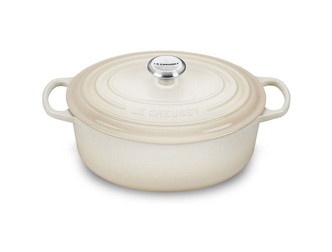 6.75 Qt. Oval Signature Dutch Oven with Stainless Steel Knob (Licorice), Le Creuset