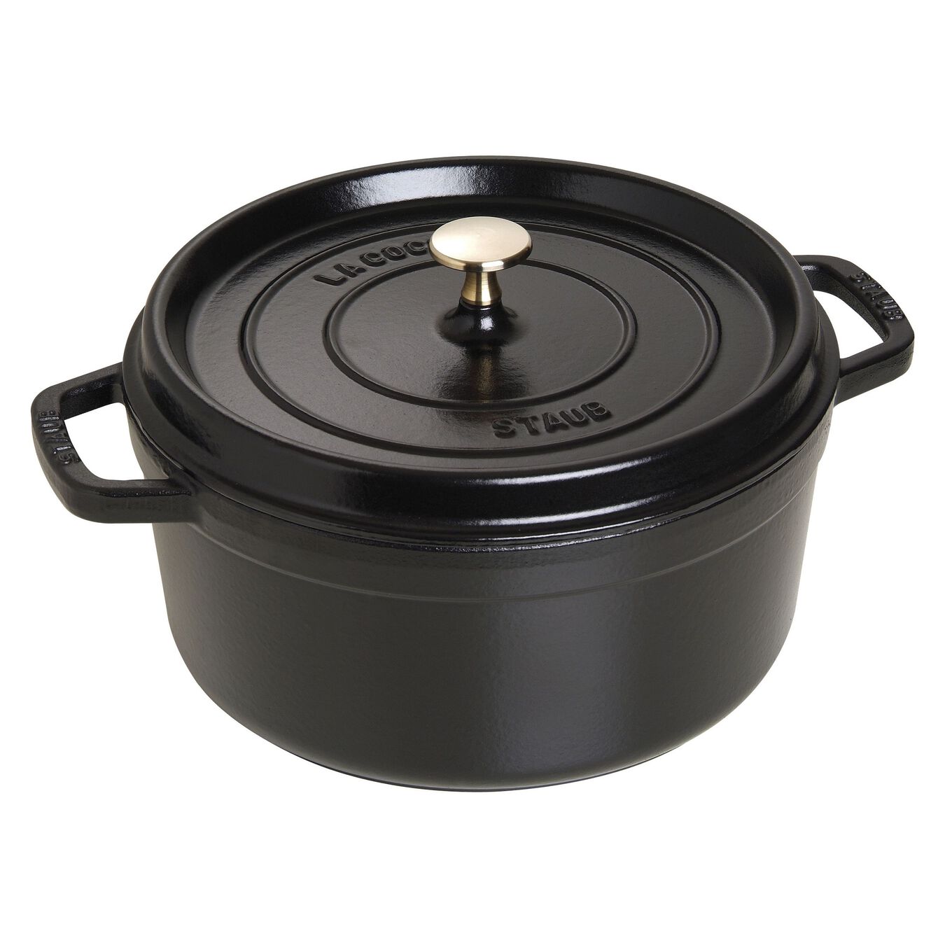 Staub Cast Iron 5.5 qt. Graphite Grey Round Cocotte