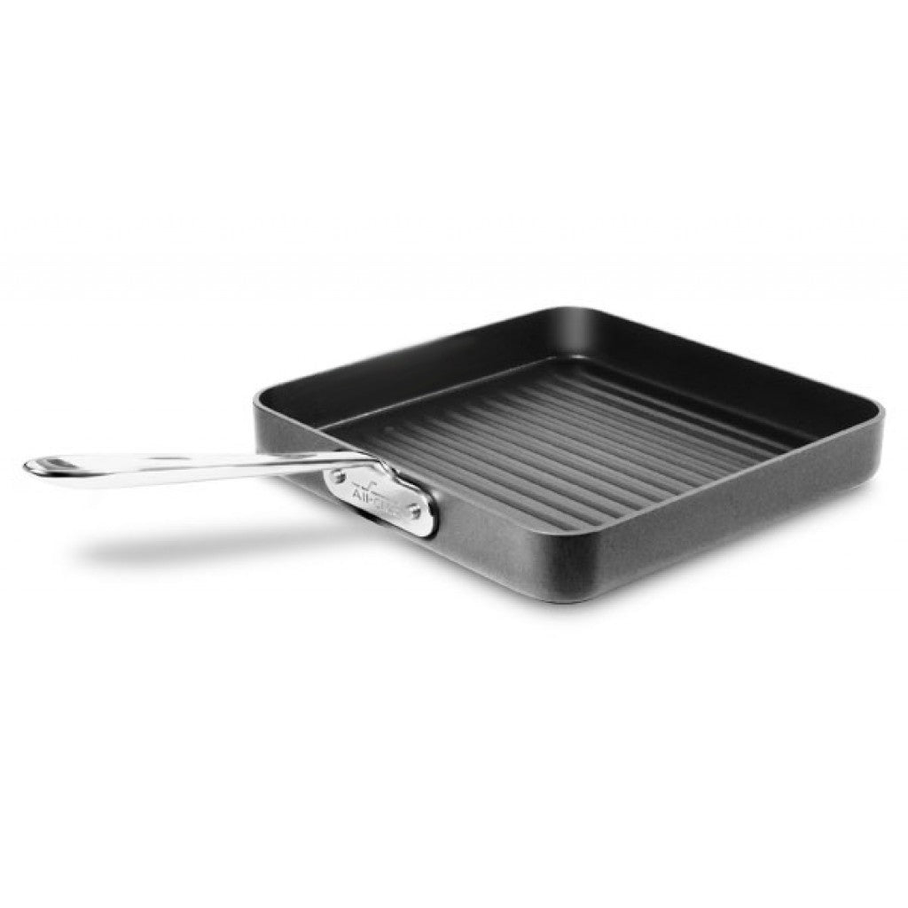 All-Clad HA1 Hard Anodized Nonstick Griddle 11 x 11 Inch Pots and Pans,  Cookware Black