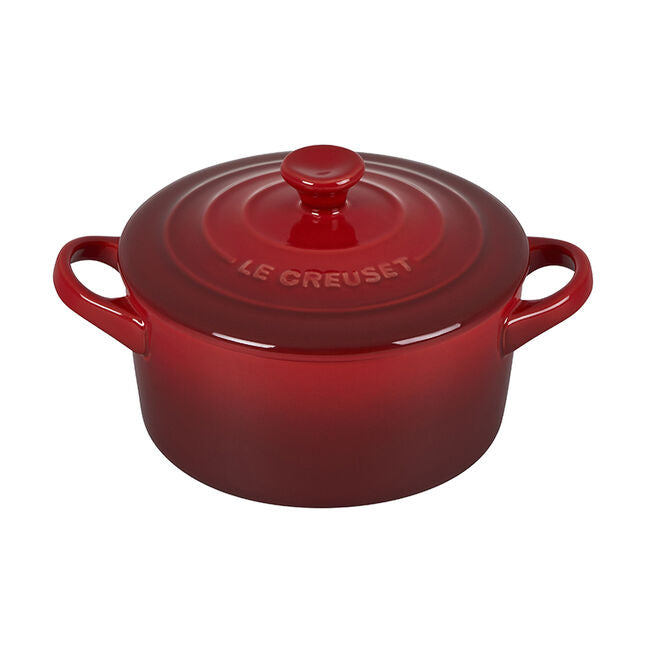 Le Creuset - Cerise Mini Cocotte with Stainless Steel Knob 1/3Qt.