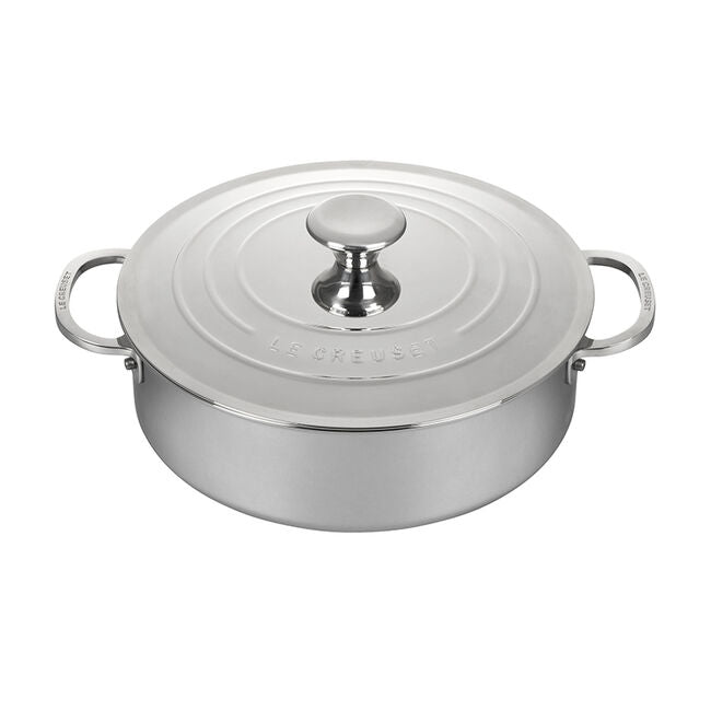  Le Creuset Tri-Ply Stainless Steel 3.5 Quart Saucier Pan :  Everything Else