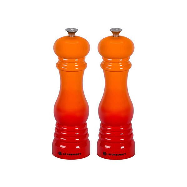 Le Creuset Salt and Pepper Mill Set - Black & White