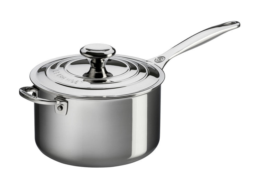 Demeyere 5-Plus 3-Quart Stainless Steel Saucepan