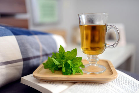 Saludable té de menta eco