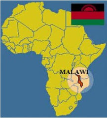 map of Malawi