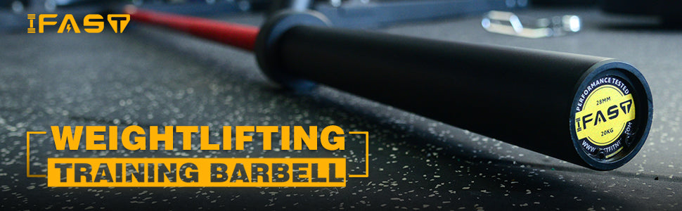 IFAST red weightlifting barbell