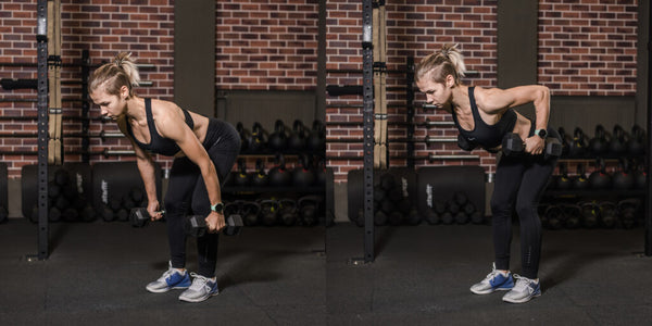 Bent Over Dumbbell Rowing