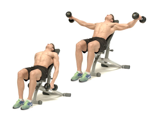 Incline Dumbbell Lateral Raise