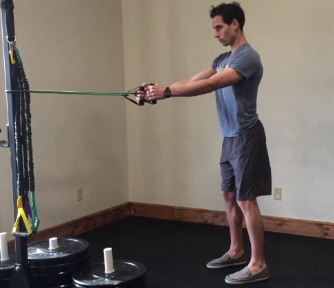 Resistance Band Gorilla Rows