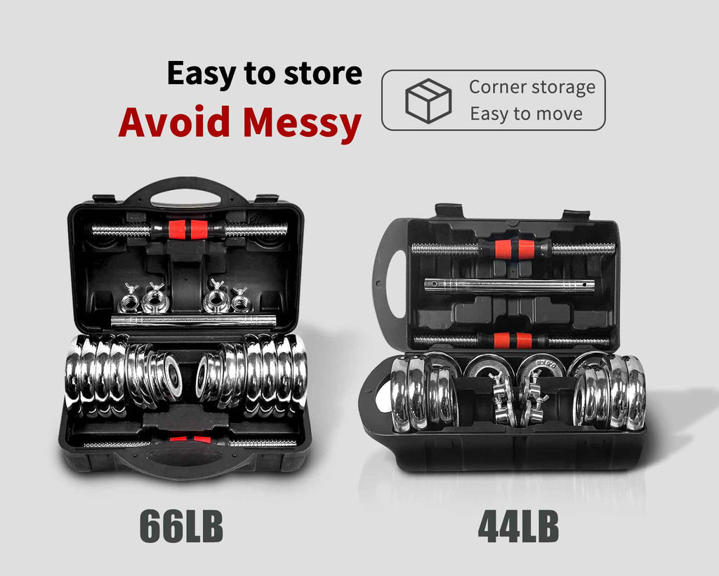 adjustable weight dumbbells easy to store