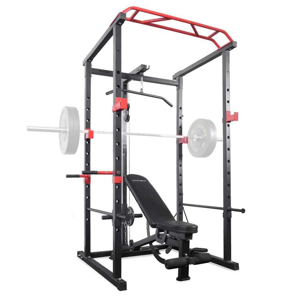 IFAST power rack with weight bench