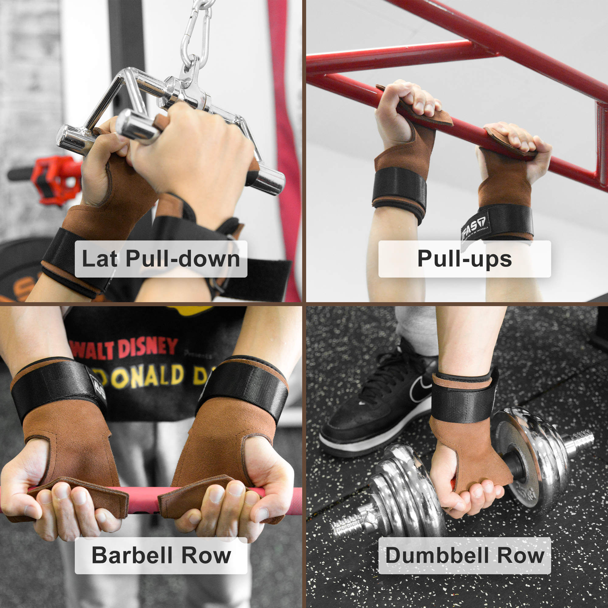 workout with weight lifting hooks