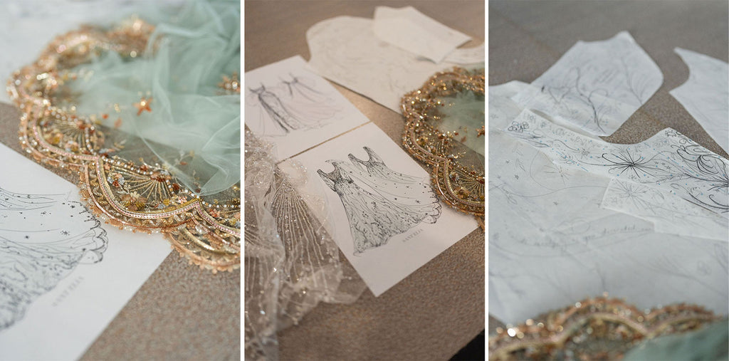 Sant Elia Atelier Final Fitting Stephanie Custom Couture Wedding Dress