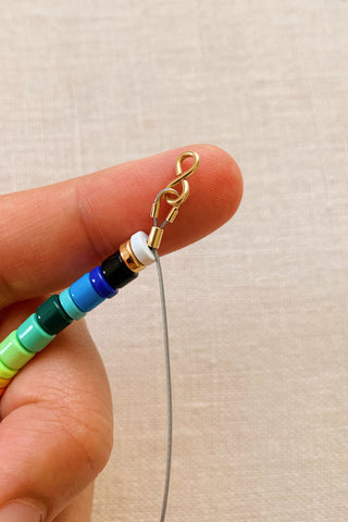 How to attach a clasp to a beaded necklace