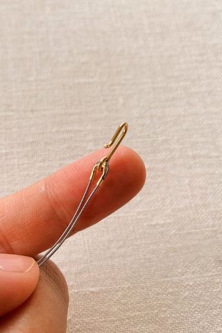How to attach a clasp to beading wire, by HonestlyWTF, beads from WomanShopsWorld
