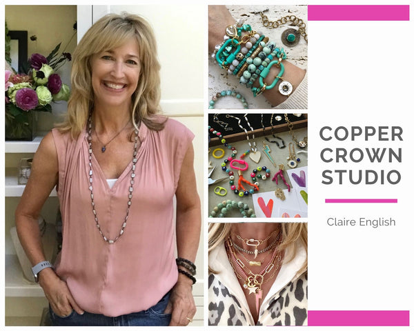 Copper Crown Studio's Claire English, Interview for International Women's Day, by WomanShopsWorld