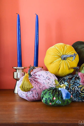 Fabric Pumpkin DIY by PMQforTwo