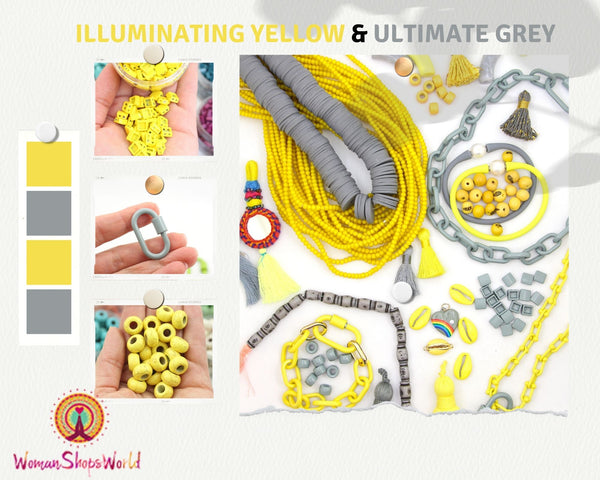 Illuminating Yellow & Ultimate Grey Inspiration from WomanShopsWorld