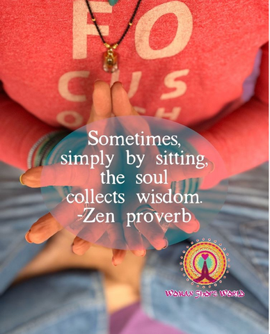 Benefits of Meditation, image from WomanShopsWorld