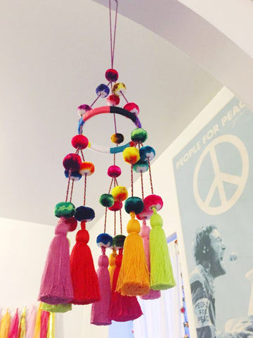  Pajaki-style chandelier, made by Marisa over at The Neon Tea Party!