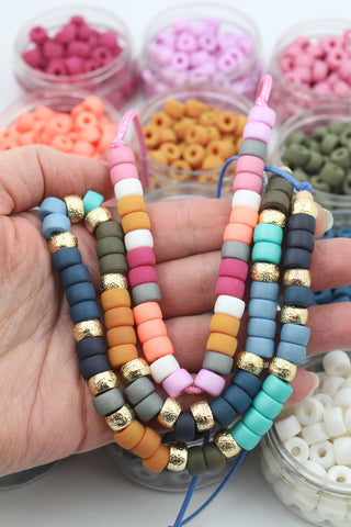 Pony Beads - Craft Beads - Plastic Beads - 350+ Colors - 60+ Shapes.