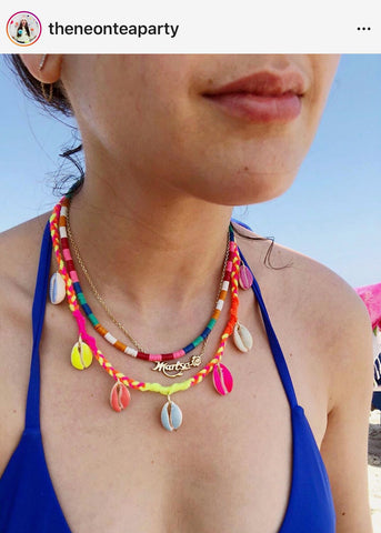 Layered Camp Style jewelry by The Neon Tea Party