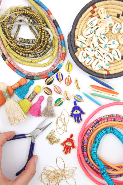 DIY your own Throwback, Camp-style summer jewelry