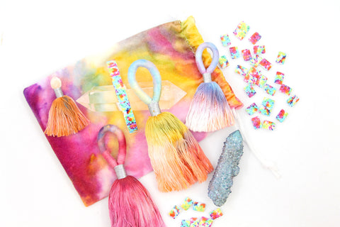 Tie Dyed Tassels from WomanShopsWorld