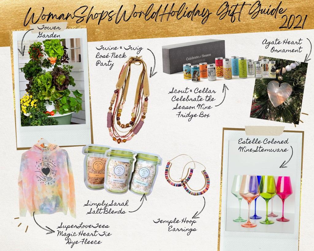 2021 Holiday Gift Guide, Shop Small from Artisans in 2021, Curated by WomanShopsWorld