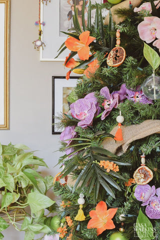 Tropical Bohemian Christmas Tree by Casa Watkins Living