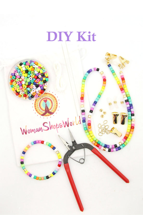 How to Make a Beaded Mask Necklace Chain or Sunglass Strap