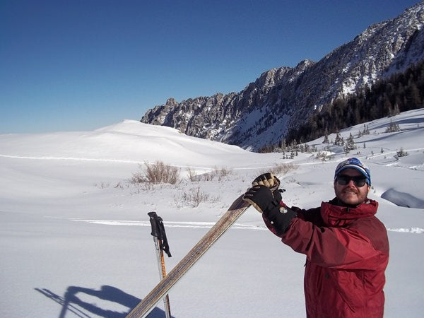 Micah Mitchell in Cardiac Ridge Area Big Cottonwood Canyons Utah