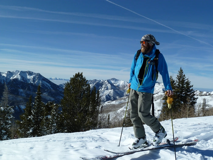 skiing the park city ridgeline