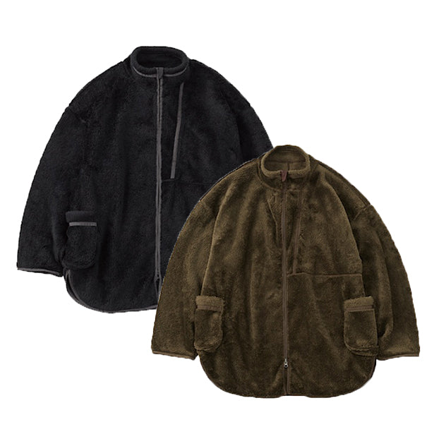 PORTER CLASSIC HIGHLOFT FLEECE SHIRT JKT - ポータークラシック ハイロフト フリース シャツ ジャケット  （OLIVE）（BLACK）[PC-022-2006]