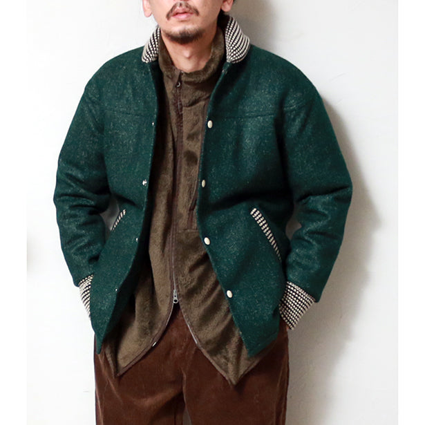 PORTER CLASSIC HIGHLOFT FLEECE SHIRT JKT - ポータークラシック ハイロフト フリース シャツ ジャケット  （OLIVE）（BLACK）[PC-022-2006]