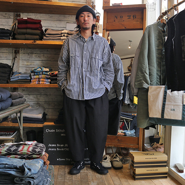 通販人気 PORTER - PORTER CLASSIC/POPLIN BEBOP PANTS/Mサイズの通販