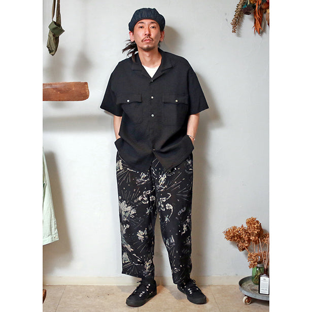 Porter Classic 落ちこぼれスパイALOHA PANTS (THE MISFIT SPIES) ポータークラシック  落ちこぼれスパイアロハパンツ（BLACK）[PC-024-1866]