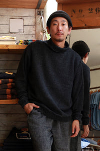 Porter Classic BEATNIK KENDO KNIT ポータークラシック ビートニック ケンドウ ニット（BLACK）  [PC-030-1191]