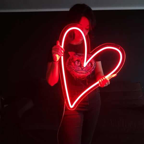 KAEGORT insegna luminosa personalizzata, scritte led da parete luce al neon  scritte neon personalizzate 26-114cm per decorazioni casa camera da letto  festa matrimonio caffè bar regalo 11 colore : : Illuminazione