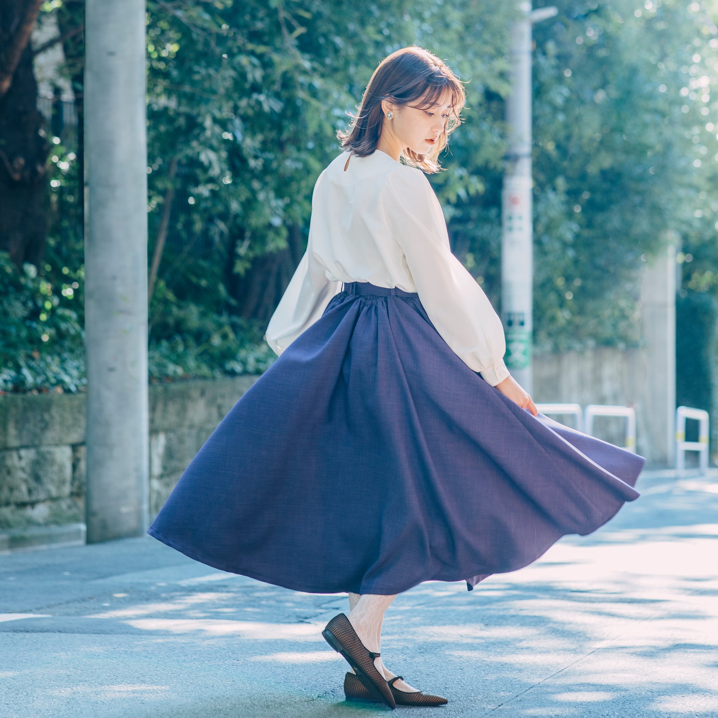 INJIRI インジリ GATHER SKIRT ギャザースカート スカート ロング