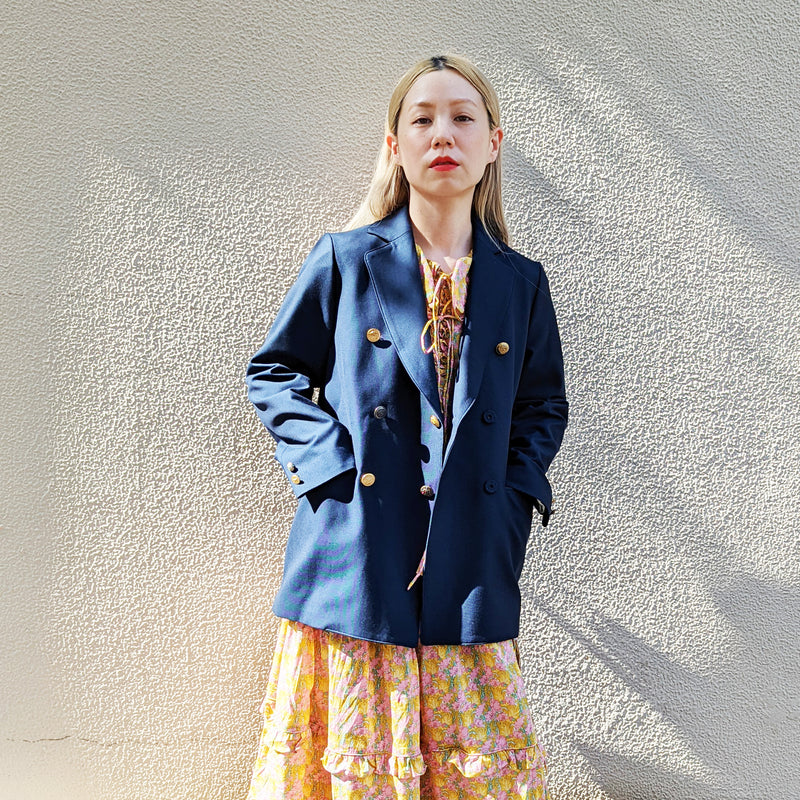 ≪予約販売≫DANSHARI NAVY BLAZER≪8月9日21:00販売開始≫≪9月21日