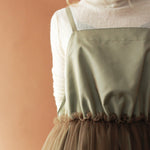 ≪在庫販売≫"Luna"  tulle layered dress 21aw("ルナ"チュールレイヤードドレス)