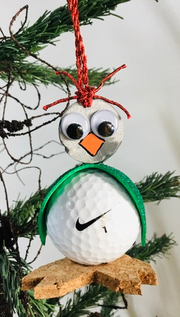 Golf Ball “Birdie” Ornament